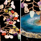 Arbre de Vie 7 Chakras et Agate - Décoration Feng Shui Bureau - Biloria