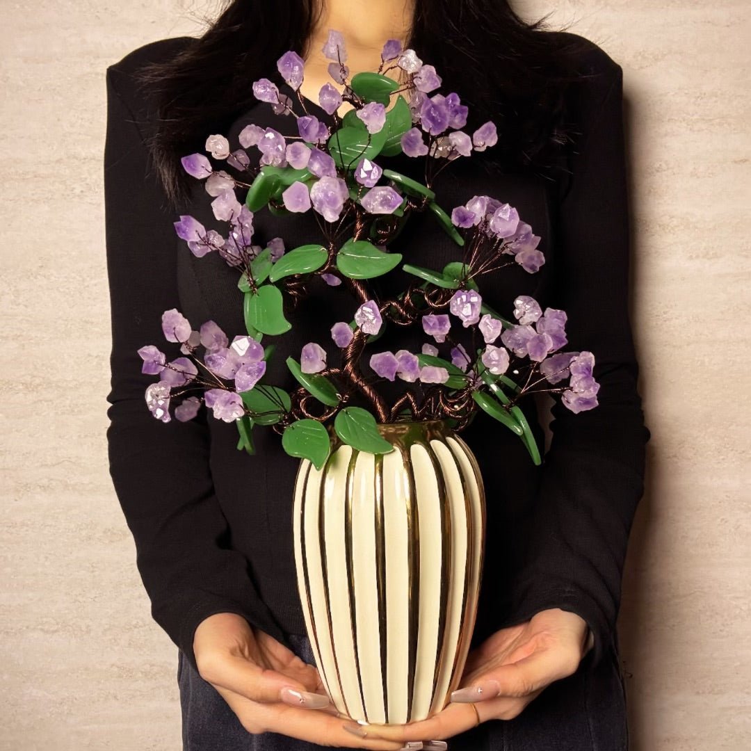 Arbre de Vie en Améthyste pour Décoration Apaisante - Biloria