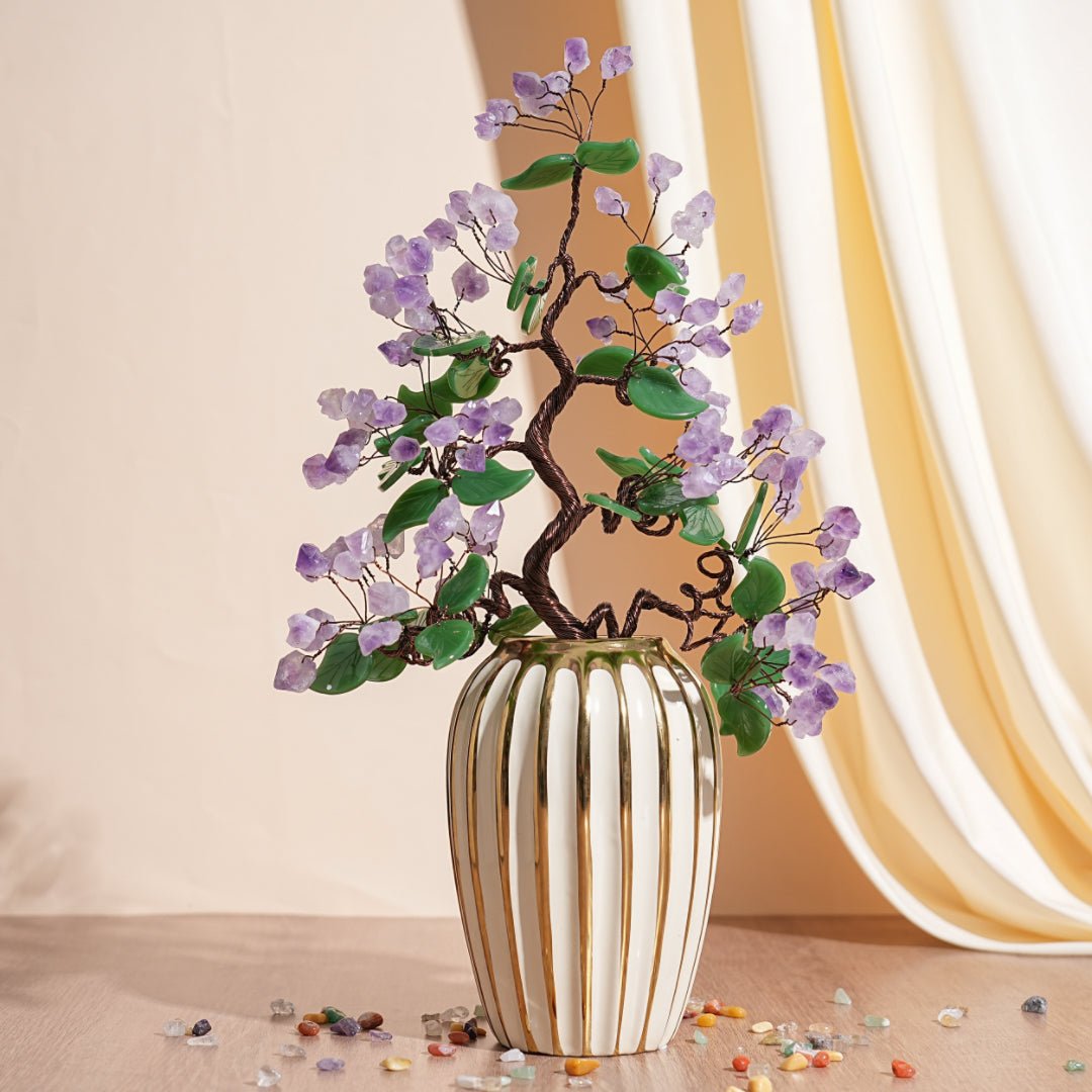 Arbre de Vie en Améthyste pour Décoration Apaisante - Biloria