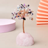 Arbre de Vie Quartz Rose pour Méditation et Recentrage - Biloria