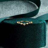 Bague Zircon Septentrion | Argent Plaqué Or - Biloria