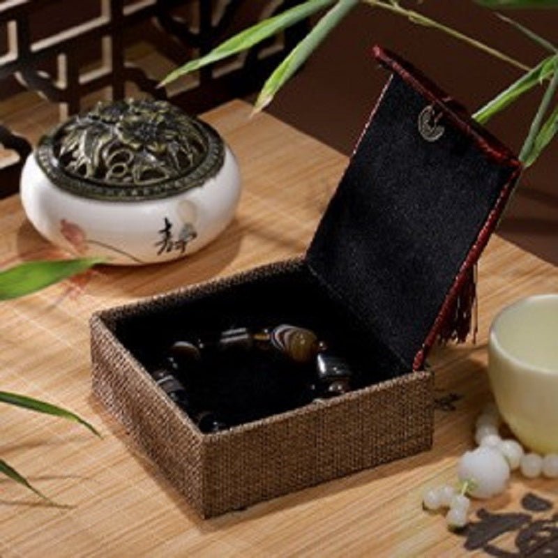 Boîte Cadeau Rouge en Lin pour Bijoux - 4 Tailles - Biloria