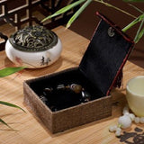 Boîte Cadeau Zen en Lin Rouge – 4 Tailles pour Bijoux - Biloria
