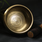 Bol Chantant Tibétain Muse Laiton Mantra Méditation Décoration Bureau - Biloria