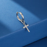 Boucle d'Oreille Croix Homme – Symbole de Foi et Style au Quotidien - Biloria