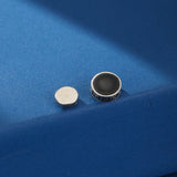 Boucle d'Oreille Homme Cercle Grec Magnétique Acier Inoxydable - Biloria