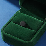 Boucle d'Oreille Magnétique Homme Cercle Noir - Biloria