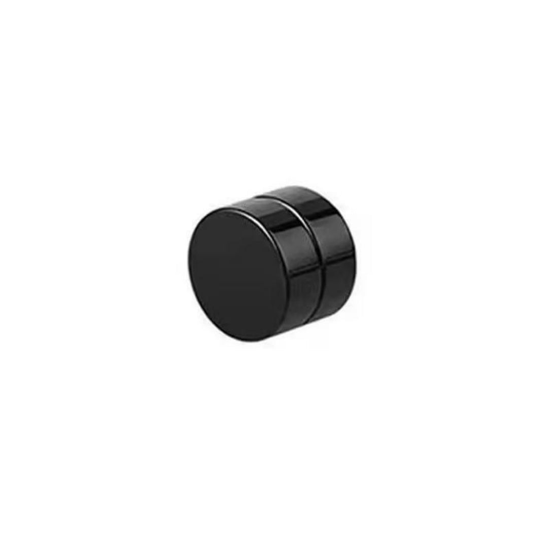 Boucle d'Oreille Magnétique Homme Cercle Noir - Biloria