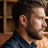 Boucle d'Oreille Valknut Viking Acier Inoxydable 316L - Biloria