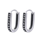 Boucle d'Oreille Viking Rune - Cadeau Protecteur - Biloria