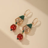 Boucles d'Oreilles Agate Plaqué Or – Force Sereine et Équilibre - Biloria