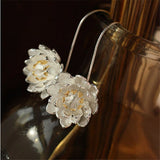 Boucles d'Oreilles Argent Lotus Inspiration pour Rituel Personnel - Biloria