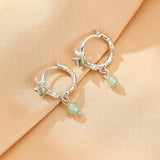 Boucles d'oreilles Aventurine argent 925 chance et harmonie - Biloria