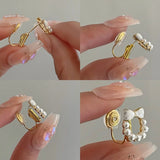 Boucles d'Oreilles Clips Spirale – Bijou de Décoration Tendance - Biloria