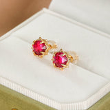 Boucles d'Oreilles Cornaline – Épine de Feu - Biloria