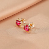 Boucles d'Oreilles Cornaline – Épine de Feu - Biloria