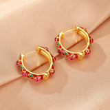 Boucles d'Oreilles Cornaline Jardin Enchanté - Biloria