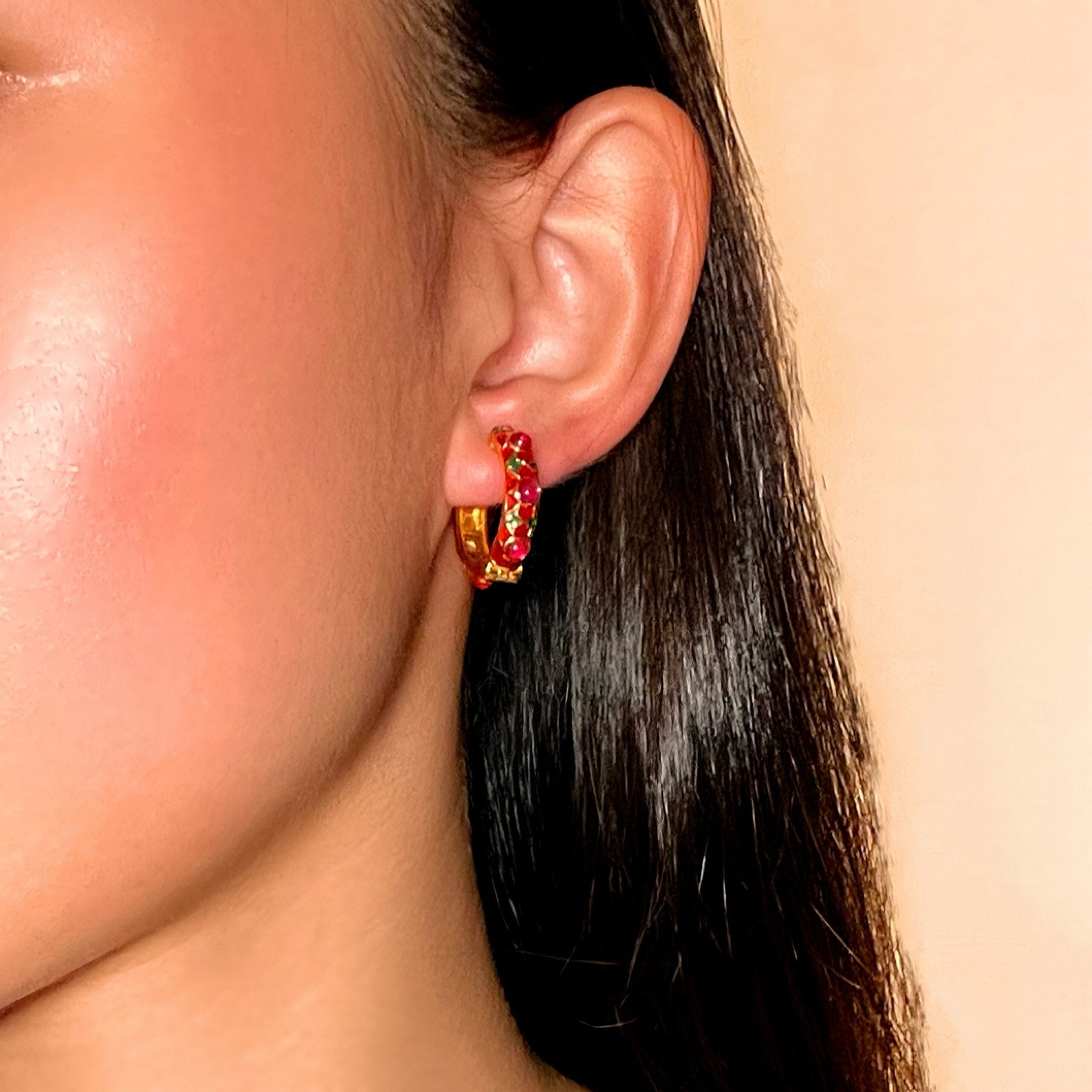 Boucles d'Oreilles Cornaline Jardin Enchanté - Biloria