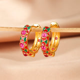 Boucles d'Oreilles Cornaline Jardin Enchanté - Biloria
