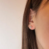 Boucles d'Oreilles Soleil Péridot ou Labradorite Argent Plaqué Or - Biloria