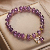 Bracelet Améthyste Chaton Joyeux | Décoration Bureau Tendance - Biloria