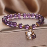 Bracelet Améthyste Chaton Joyeux | Décoration Bureau Tendance - Biloria