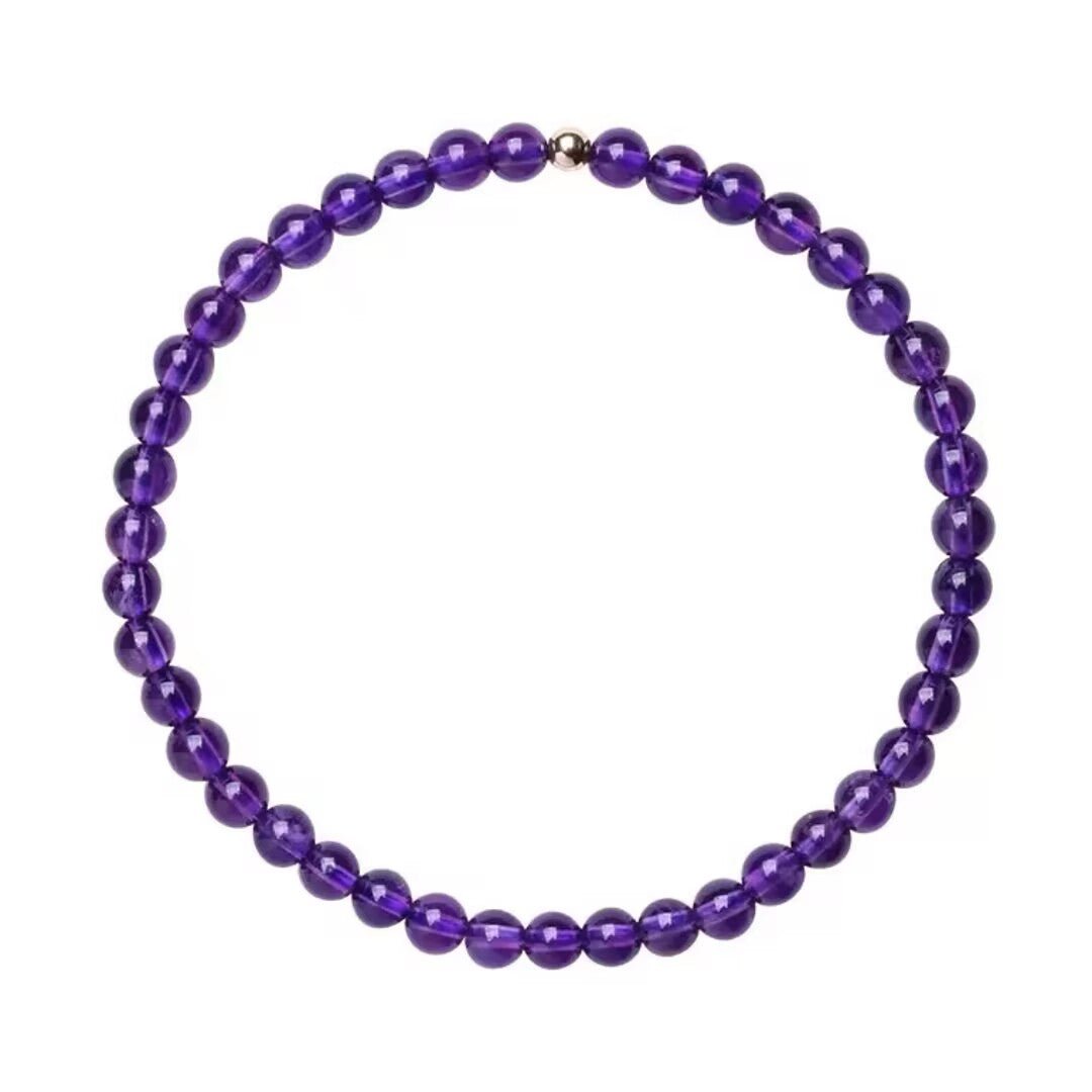 Bracelet Améthyste Uruguay Argent 925 – Sérénité - Biloria