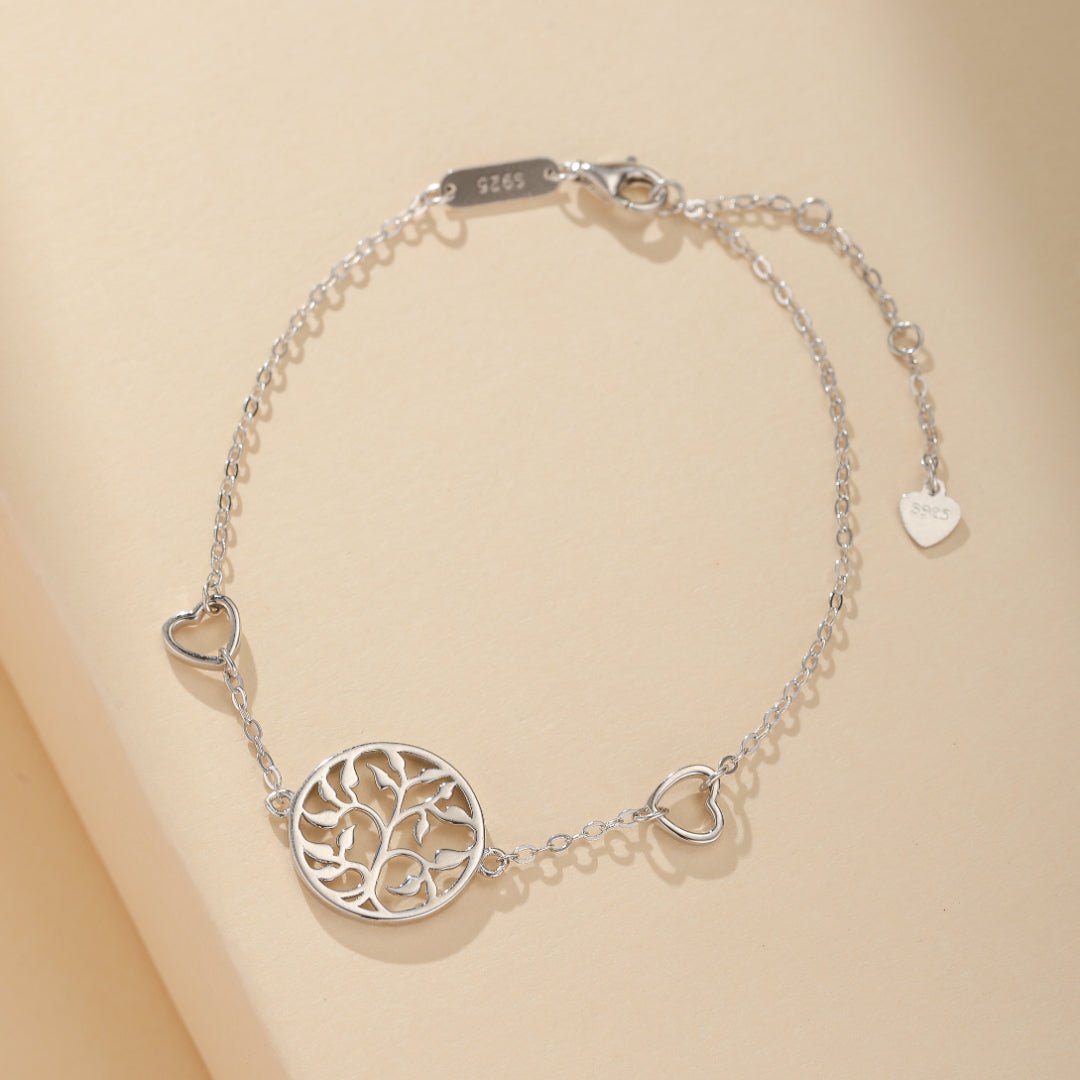 Bracelet Arbre de Vie Argent 925 – Cadeau Amour et Vitalité - Biloria