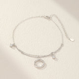 Bracelet Cheville Argent 925 Ajustable – Bijou Minimaliste - Biloria