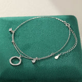 Bracelet Cheville Argent 925 Ajustable – Bijou Minimaliste - Biloria