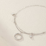 Bracelet Cheville Argent 925 Ajustable – Bijou Minimaliste - Biloria