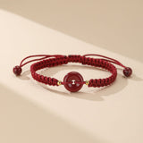 Bracelet Cordon Cinabre Rouge-Gorge – Protection et Union Spirituelle - Biloria
