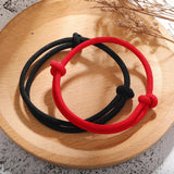 Bracelet Cordon Rouge ou Noir pour Couple et Amis – Symbole de Force - Biloria