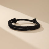 Bracelet Cordon Rouge ou Noir pour Couple et Amis – Symbole de Force - Biloria