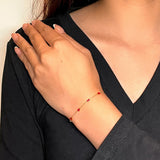 Bracelet Cornaline Douceur Intuitive Argent Plaqué Or 14k - Biloria