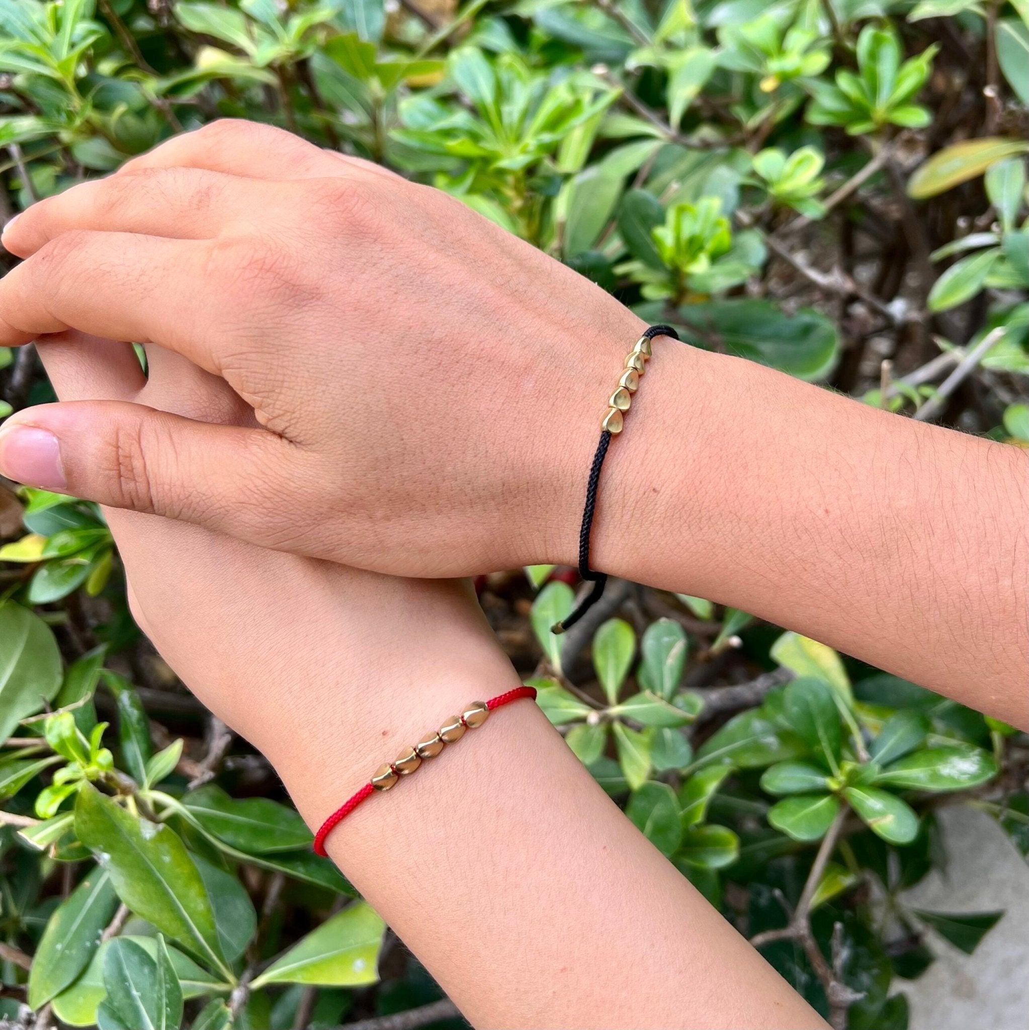 Bracelet Couple Flot Fil Rouge – Lien Invisible Feng Shui - Biloria