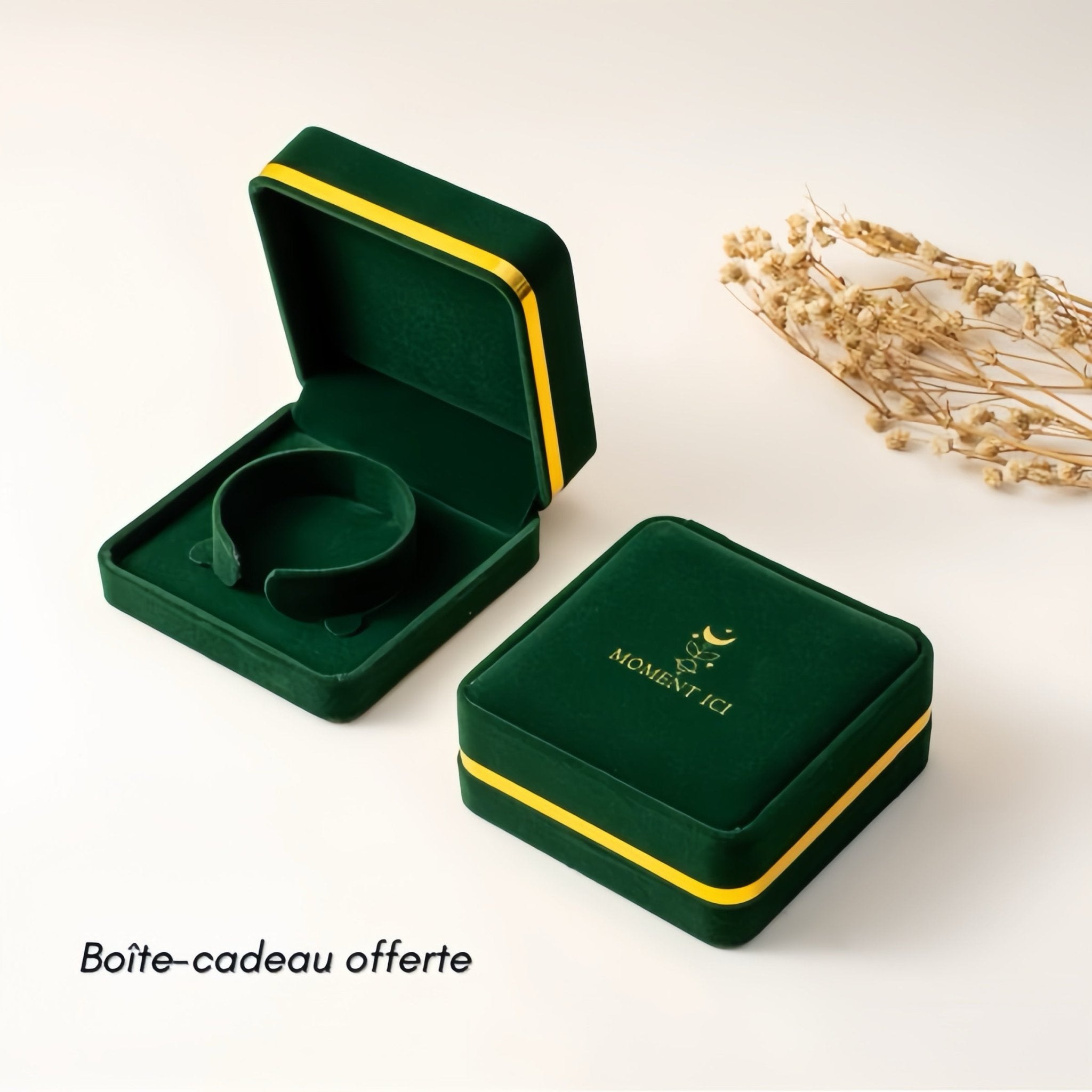Bracelet Couple Obsidienne Lune et Étoile – Protection et Union - Biloria