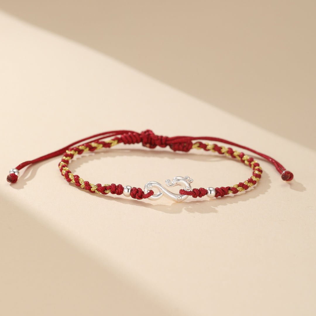Bracelet Duo Dragon Argent 999 – Passion et Protection - Biloria