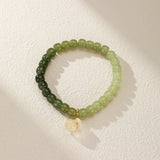 Bracelet en Jade et Citrine pour attirer l'abondance - Biloria