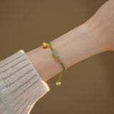Bracelet en Jade Pierre Naturelle Ajustable - Biloria