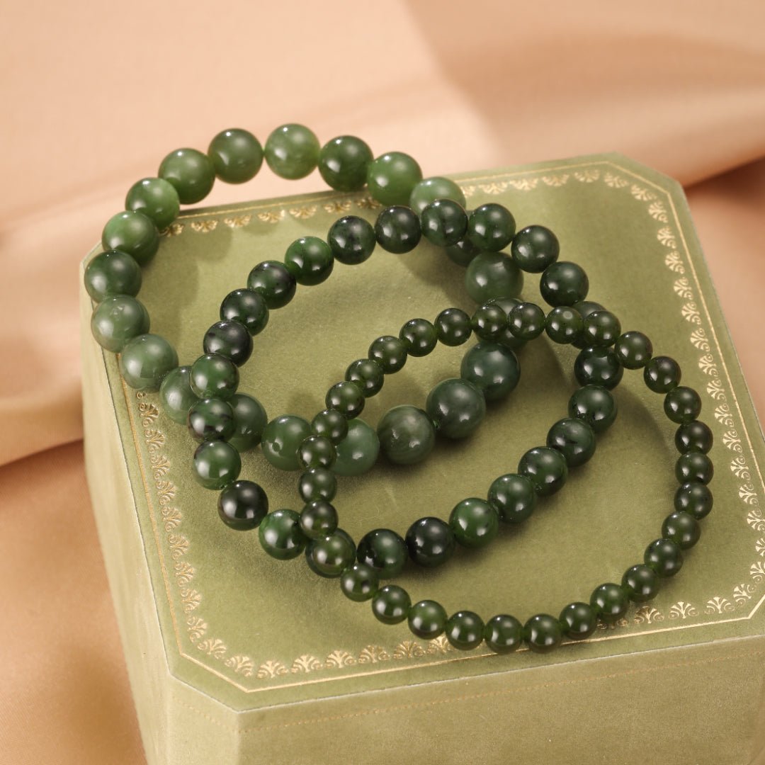 Bracelet en Jade Vert Apaisant | Bijou Équilibrant pour le Quotidien - Biloria
