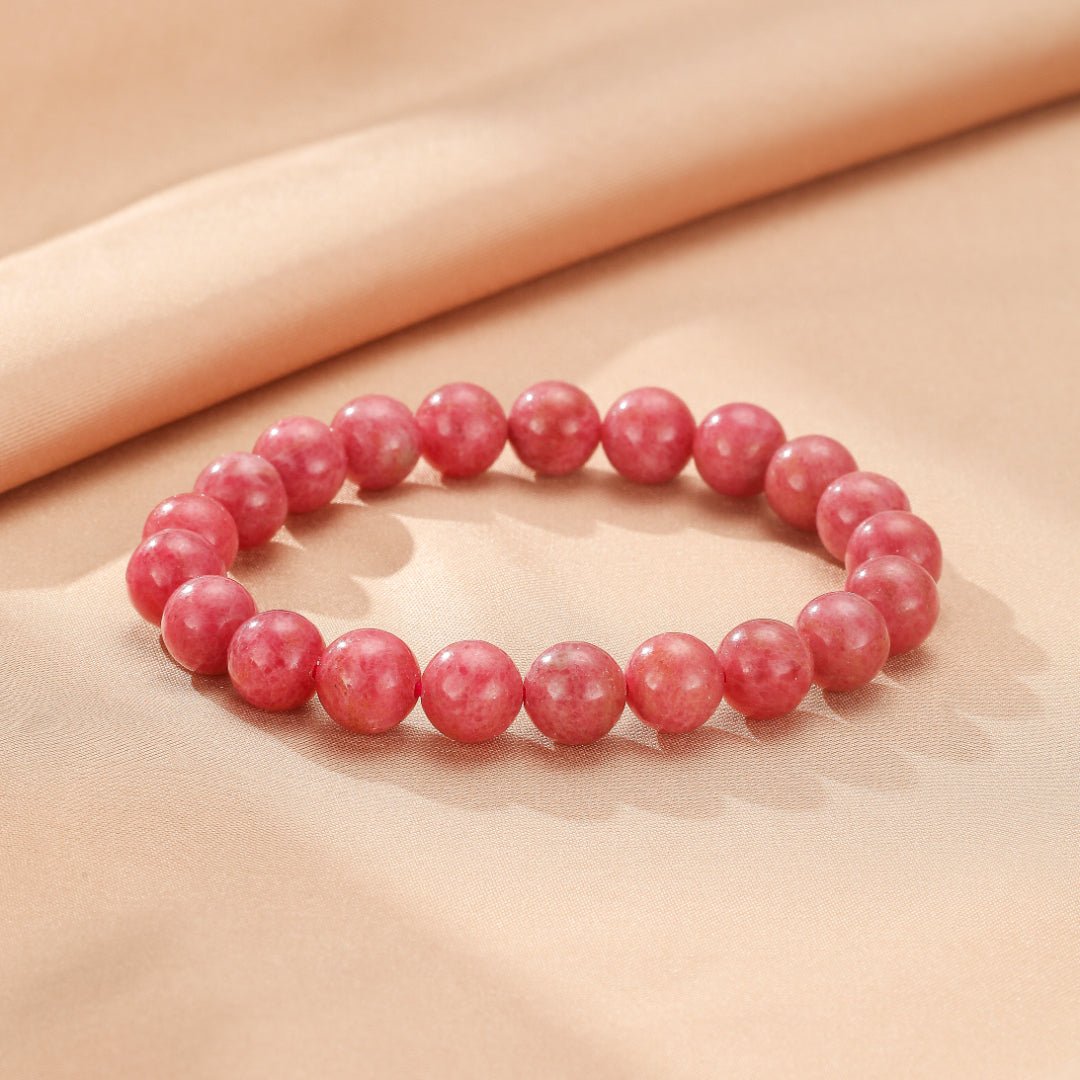 Bracelet en Rhodonite Naturelle – Sérénité et Équilibre Émotionnel - Biloria