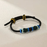 Bracelet Enfant Ajustable en Corde Tressée – Nœud Porte-Bonheur - Biloria