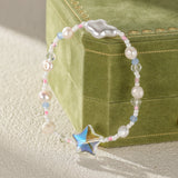 Bracelet Enfant Perles et Étoiles - Bijou Fille Coloré - Biloria