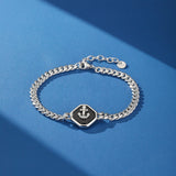 Bracelet Homme Ancre Marine – Stabilité et Force - Biloria