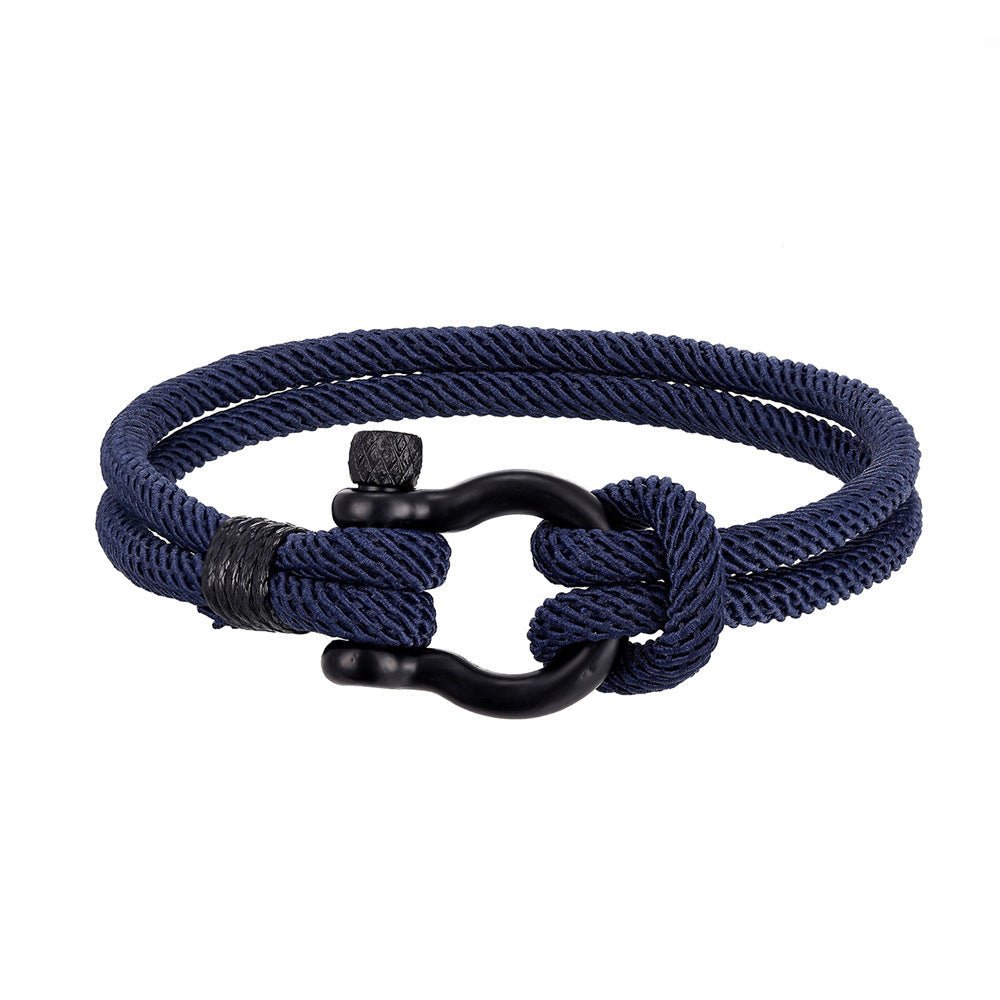 Bracelet Homme Cordon Milan - Courage Coloré - Biloria