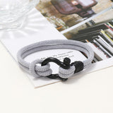 Bracelet Homme Cordon Milan - Courage Coloré - Biloria