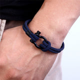 Bracelet Homme Cordon Milan - Courage Coloré - Biloria