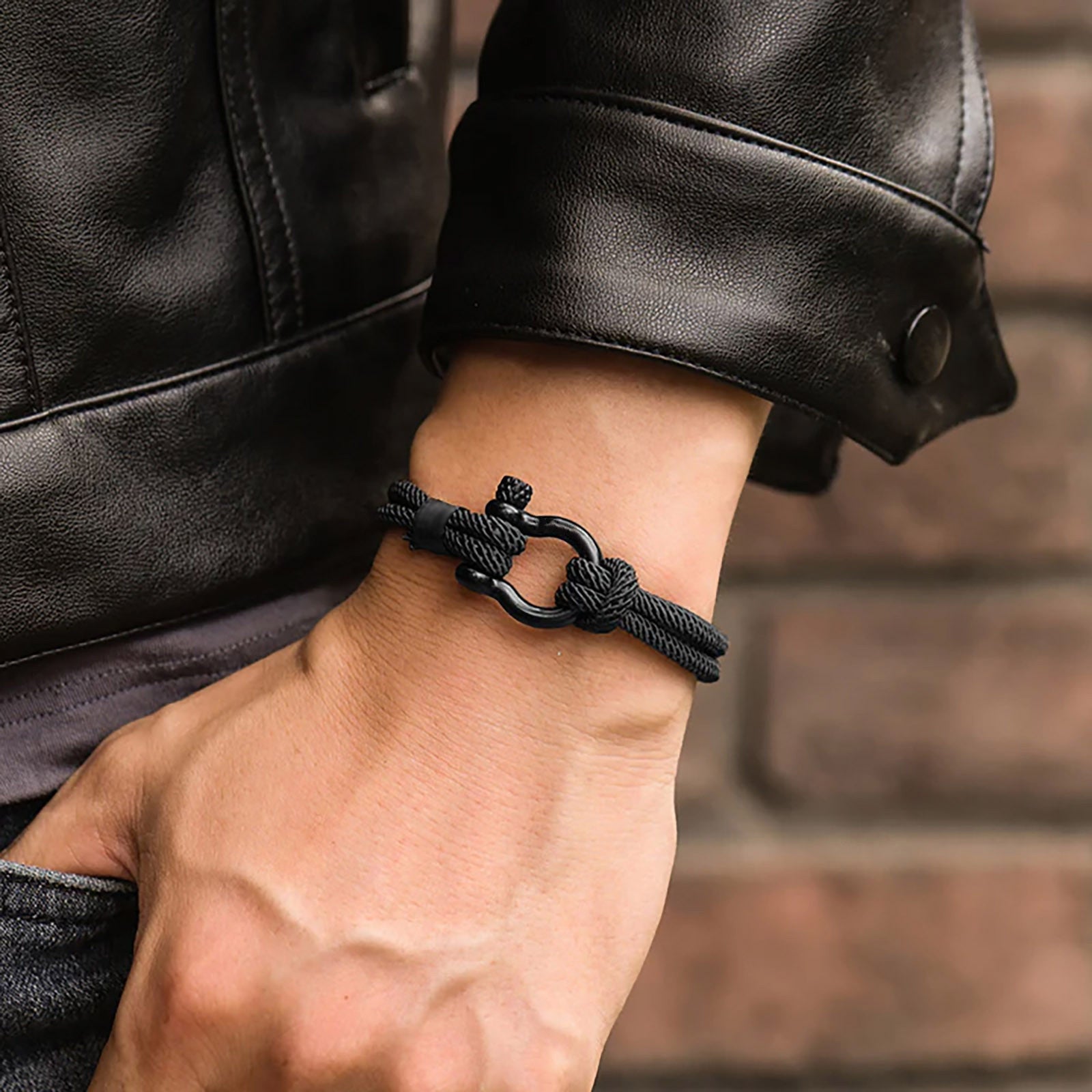 Bracelet Homme Cordon Milan - Courage Coloré - Biloria