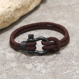 Bracelet Homme Cordon Milan - Courage Coloré - Biloria
